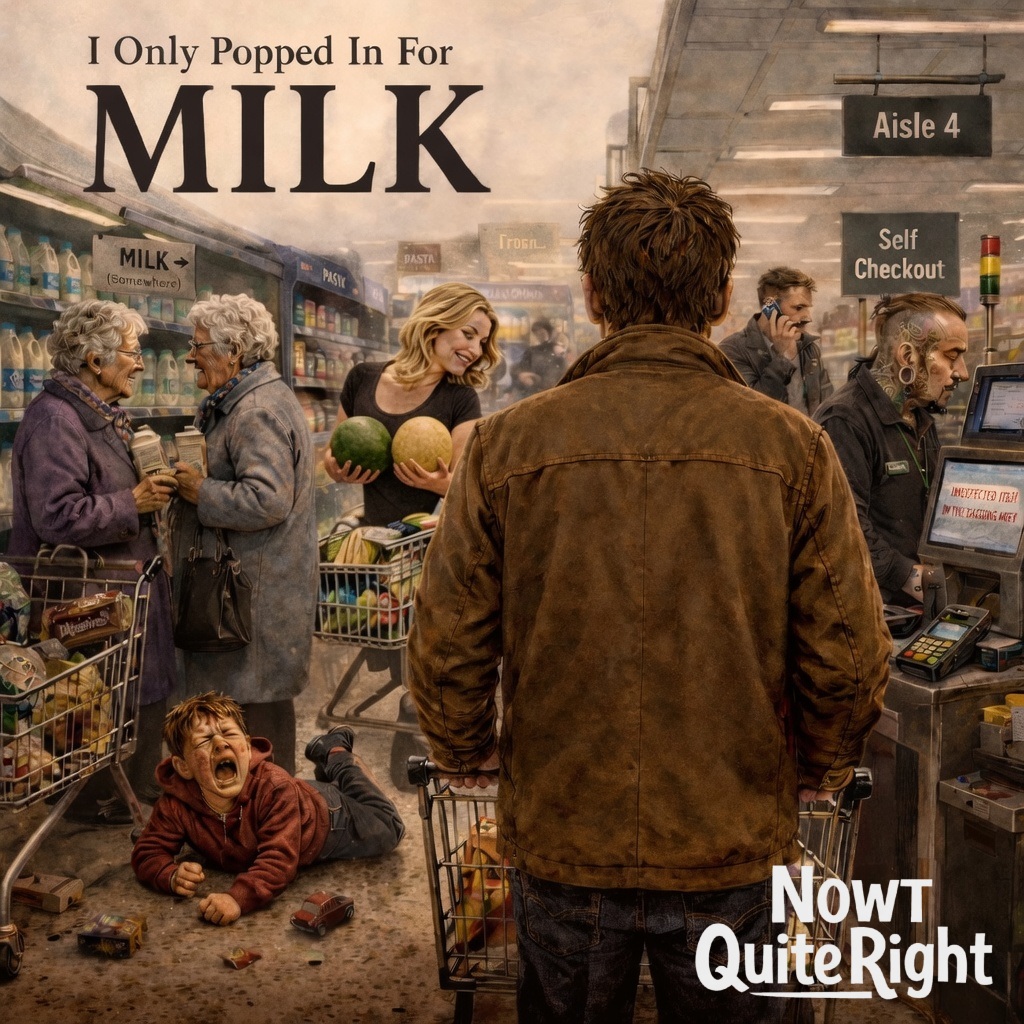 I Only Popped In For Milk cover